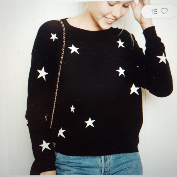 Brandy Melville Alanis Star Sweater, OS - Picture 2 of 9